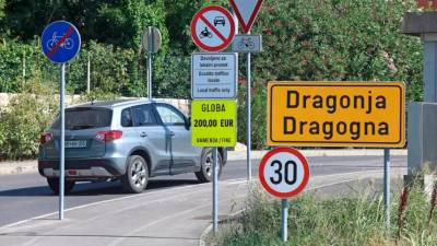 Mejni prehod Dragonja (ARHIV)