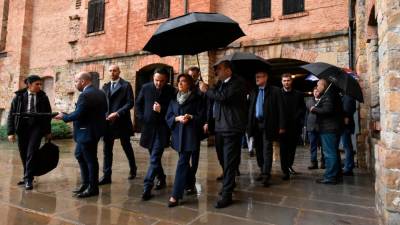 Predsednica italijanskega senata Maria Elisabetta Alberti Casellati med obiskom Rižarne (FOTODAMJ@N)