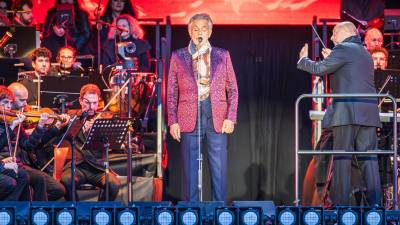 Andrea Bocelli na koncertu v Guminu (SIMONE DI LUCA PHOTOGRAPHY/VIGNA PR)