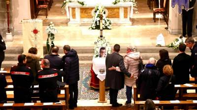 Milje so se danes poslovile od devetletnega Giovannija