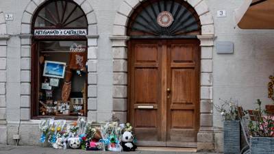 Vhod v hišo tragedije v Miljah (LUCA TEDESCHI/FOTODAMJ@N)