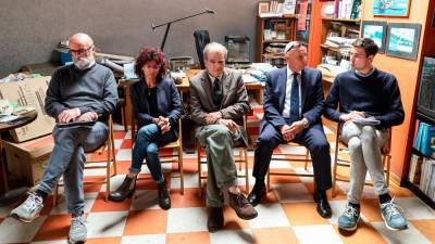 Z leve Sergio Filippi, Roberta Tarlao, Maurizio Fogar, Loris Dilena in Dejan Tič (FOTODAMJ@N)