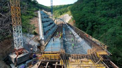 Betoniranje viadukta Glinščica (2TDK)