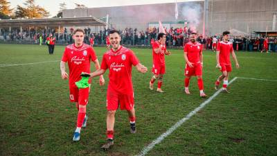 Veselje Juventininih igralcev po tekmi (TIBALDI)
