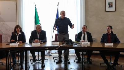 Tržaška ekipa nove Vannaccijeve stranke (TEDESCHI/FOTODAMJ@N)