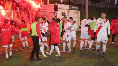 Zmage so se nogometaši Juventine veselili skupaj s štandreškimi navijači