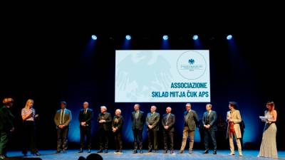 Na odru tudi za Sklad Mitja Čuk