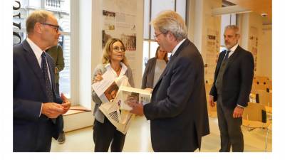 Paolo Gentiloni v Trgovskem domu v Gorici