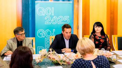 Z današnje tiskovne konference (ANA ROJC)