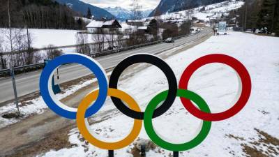 V Cortini se mrzlično pripravljajo na zimske olimpijske igre (ODD ANDERSEN / ANSA)