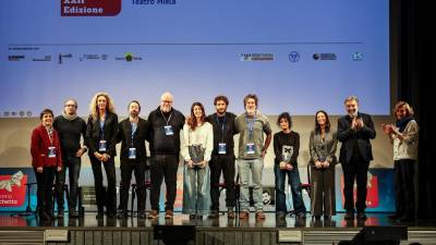 Nagrajenci nagrade Luchetta na odru tržaškega gledališča Miela