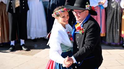 S slavnostno poroko Kraška ohcet doživela svoj višek