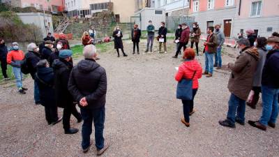 Politično gibanje Adesso Trieste je povabilo člane na prvi urbani sprehod po Cavani (FOTODAMJ@N)