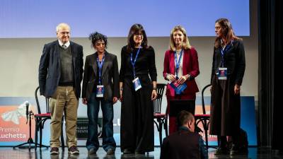 Z leve Gianfranco Schiavone, Alessia Candito, Anna Piozzi, Anna Vitaliano in Roberta Altin