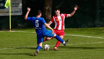 Krasov zvezni igralec Marko Krivičič na današnji tekmi proti furlanski ekipi LME (LUCA TEDESCHI/FOTODAMJ@N)