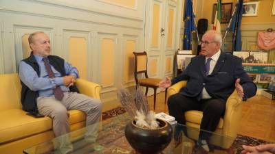 Carlo Spartaco Capogreco in Rodolfo Ziberna (MAREGA/TIBALDI)