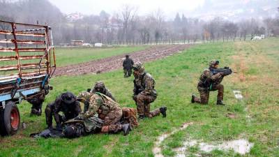Slovenska vojska, fotografija je simbolična (LEO CAHARIJA/PRIMORSKE NOVICE)