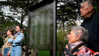 Odkritje nove spominske plošče z imeni 71 ustreljenih talcev (FOTODAMJ@N)