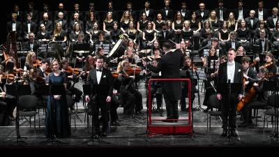 Uprizoritev opere Zlatorog v tržaškem gledališču Verdi (FOTODAMJ@N)