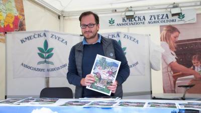 Tajnik Kmečke zveze Erik Masten bo sedel v novem odboru Trgovinske zbornice za Trst in Gorico (FOTODAMJ@N)