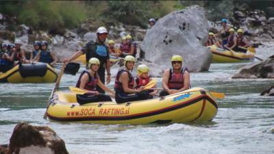 Spust po Soči, fotografija je simbolična (ARHIV SOČA RAFTING)