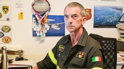 Aleksander Sancin, namestnik poveljnika tržaških gasilcev, je po izobrazbi inženir