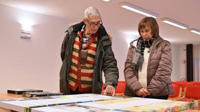 Predsednica Gospodarske zadruge v Bazovici Suzana Grgič in ustanovni član Karlo Mezgec (FOTODAMJ@N)