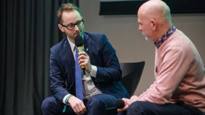 Podžupan Trenčína Patrik Žák in Peter Szabo (TIBALDI)