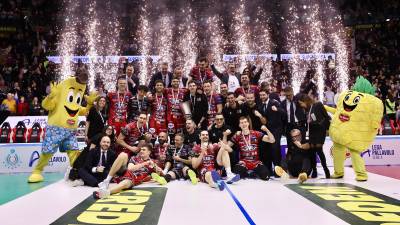 Zmagovalci superpokala, odbojkarji Perugie (TEDESCHI/FOTODAMJ@N)