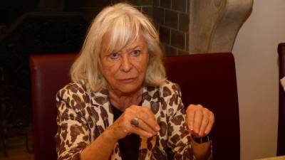 Nemška režiserka Margarethe von Trotta včeraj v Gorici (BUMBACA)