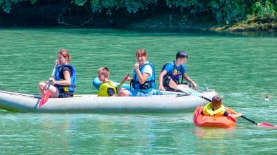 Kajakaši AKD Šilec »zasedli« Sočo