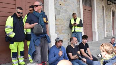 Zastopnik Koordinacije 15. oktober Stefano Puzzer