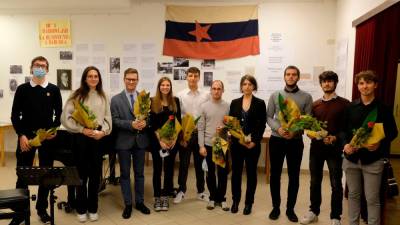 Člani novoustanovljenega Barkovljanskega mladinskega krožka so priredili bogato zgodovinsko razstavo (FOTODAMJ@N)