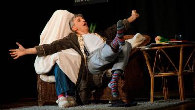 Prizor z lanske predstave PD Štandrež Operacija Rocco (ARHIV)