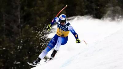 Južnotirolec Dominik Paris se je v smuku v Val Gardeni uvrstil na 3. mesto (ANSA)