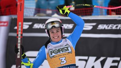 Ladinka Nicol Delago je na Trbižu dosegla največji uspeh v karieri (GIANNI PECCHIAR)