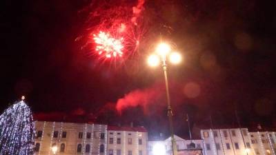 Ognjemet ob vstopu v leto 2018 v Gorici (MAREGA)