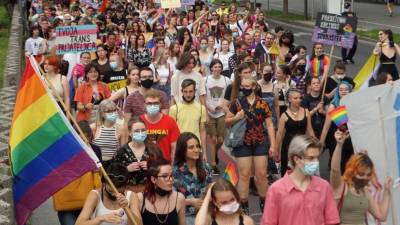 Parada ponosa v Ljubljani leta 2021 (ARHIV)