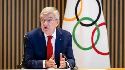 Predsednik Moka Thomas Bach (ANSA)