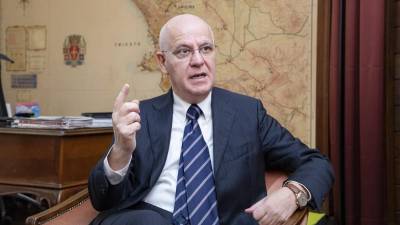 Giuseppe Petronzi v času, ko je bil tržaški kvestor (ARHIV)