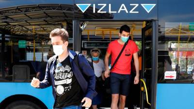 Na Hrvaškem so na javnem potniškem prevozu so maske obvezne (ANSA)