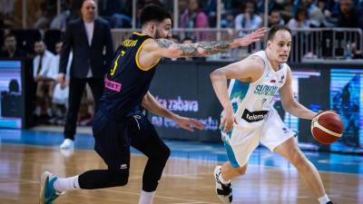 Klemen Prepelič je k zmagi Slovenije nad Ukrajino prispeval 30 točk in devet podaj (FIBA.BASKETBALL)