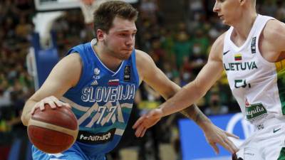 Luka Dončić s trojnim dvojčkom, dosegel je 31 točk, 13 podaj in 11 skokov (ANSA)