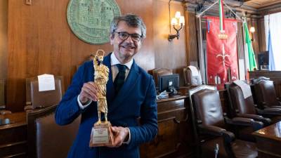 Ekonomist Andrea Segrè je letošnji prejemnik zlatega svetega Justa (FOTODAMJ@N)