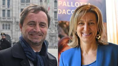Županska kandidata Igor Gabrovec in Daniela Pallota (FOTODAMJ@N)