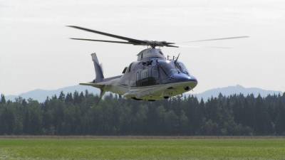 Slovenski policijski helikopter, slika je simbolna