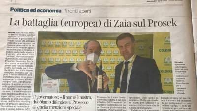 Članek iz današnjega Corriere della Sera