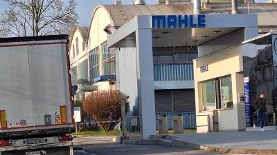 Vhod v šempetersko tovarno Mahle (ARHIV)