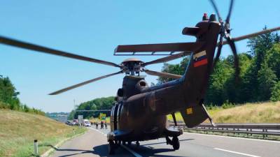 Reševalni helikopter (SLOVENSKA VOJSKA FACEBOOK)
