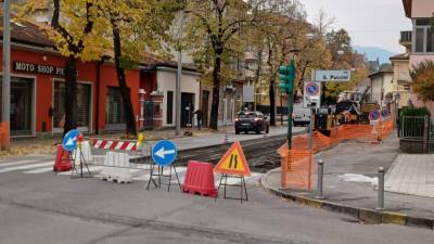Ulica Duca d’Aosta bo dva tedna enosmerna (FOTO D.R.)